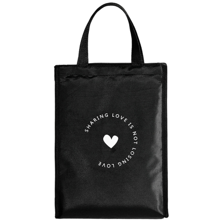 보냉가방 캠핑 나들이 휴대용 보온백 도시락 가방, 하트대형 8,400원