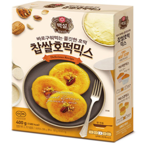 CJ 찹쌀호떡믹스 400g(묶음) 2개, 400g, 2개 6,500원