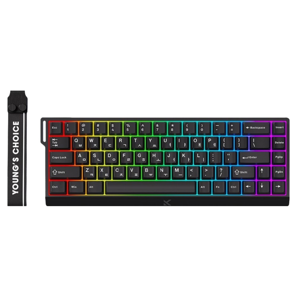 프리플로우 MCHOSE Ace68 8k 래피드 트리거 자석축 게이밍키보드, 블랙, 단일상품, 퀵실버 69,900원