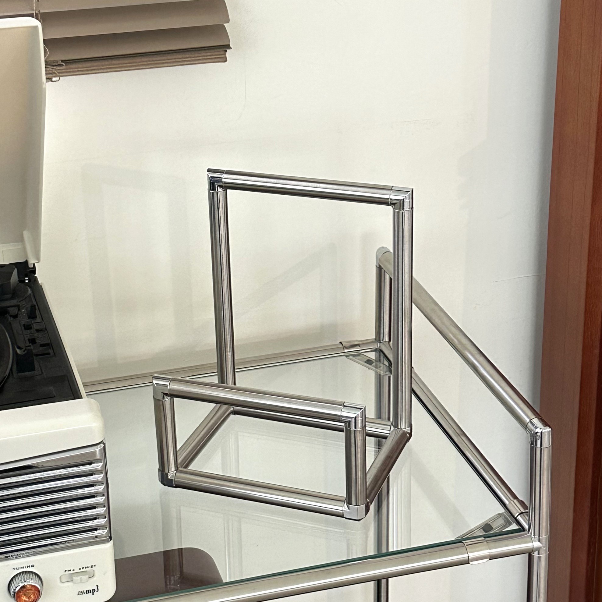 비햅핀 모듈 북스탠드 북앤드 LP 갤럭시탭 아이패드 스탠드 거치대 BMS-01, 스테인레스 실버 27,500원