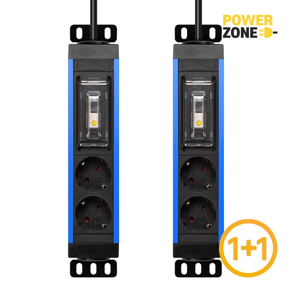 1+1 파워존 고용량 알루미늄 누전차단 2구멀티탭 통합스위치 서버탭 70cm 1.5m 3m 5m 7m 94,280원