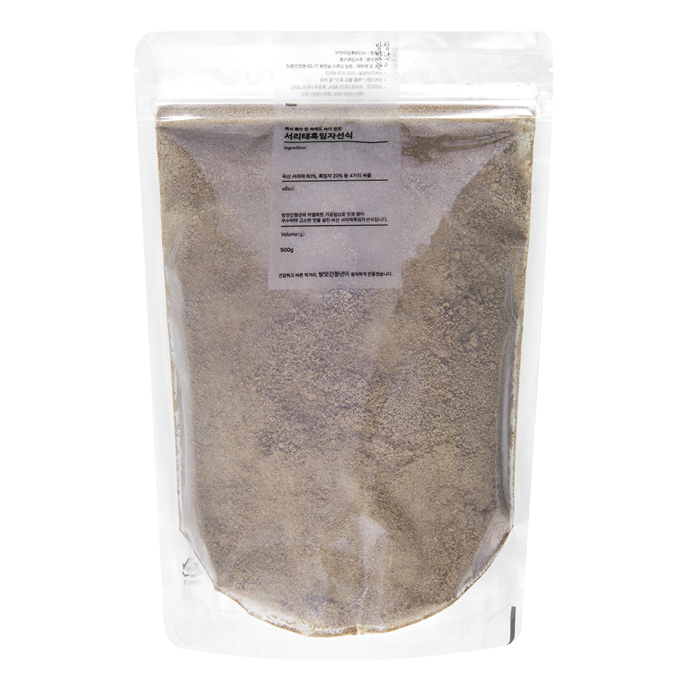 방앗간청년 서리태흑임자 선식, 500g, 1개 14,880원