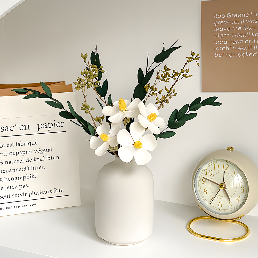 올프리즘 데이지 조화 화병 세트 센터피스, B 17,200원