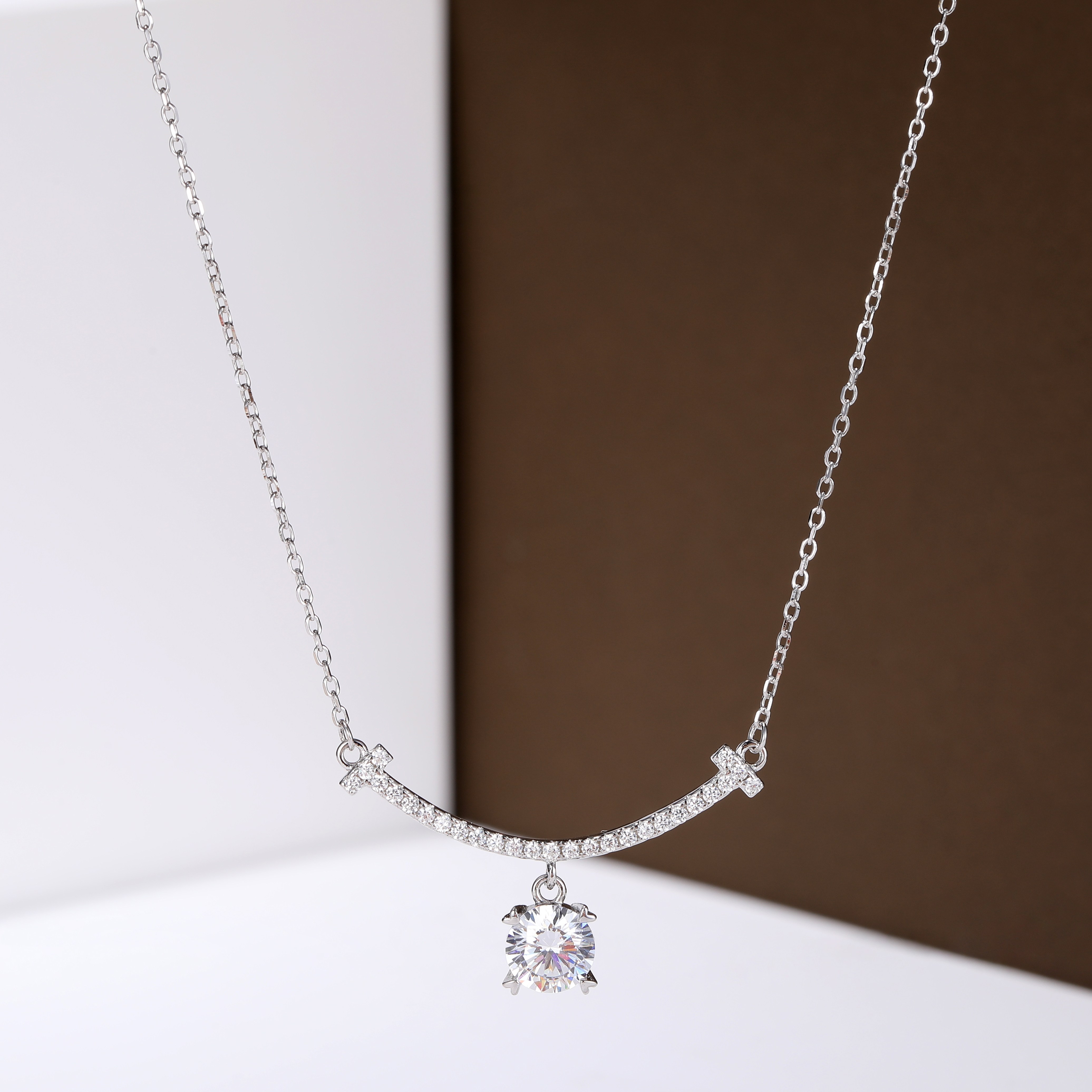 S925 순은 14K/18K 정품 골드 도금 1캐럿 모이사나이트 하트 목걸이 여자친구 기념일 선물 GRA 인증 148,800원