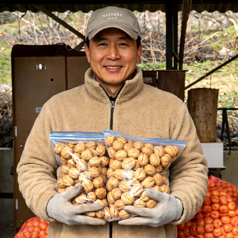 당일출고 100% 국산 햇 호두 대(L), 1개, 1kg 29,900원