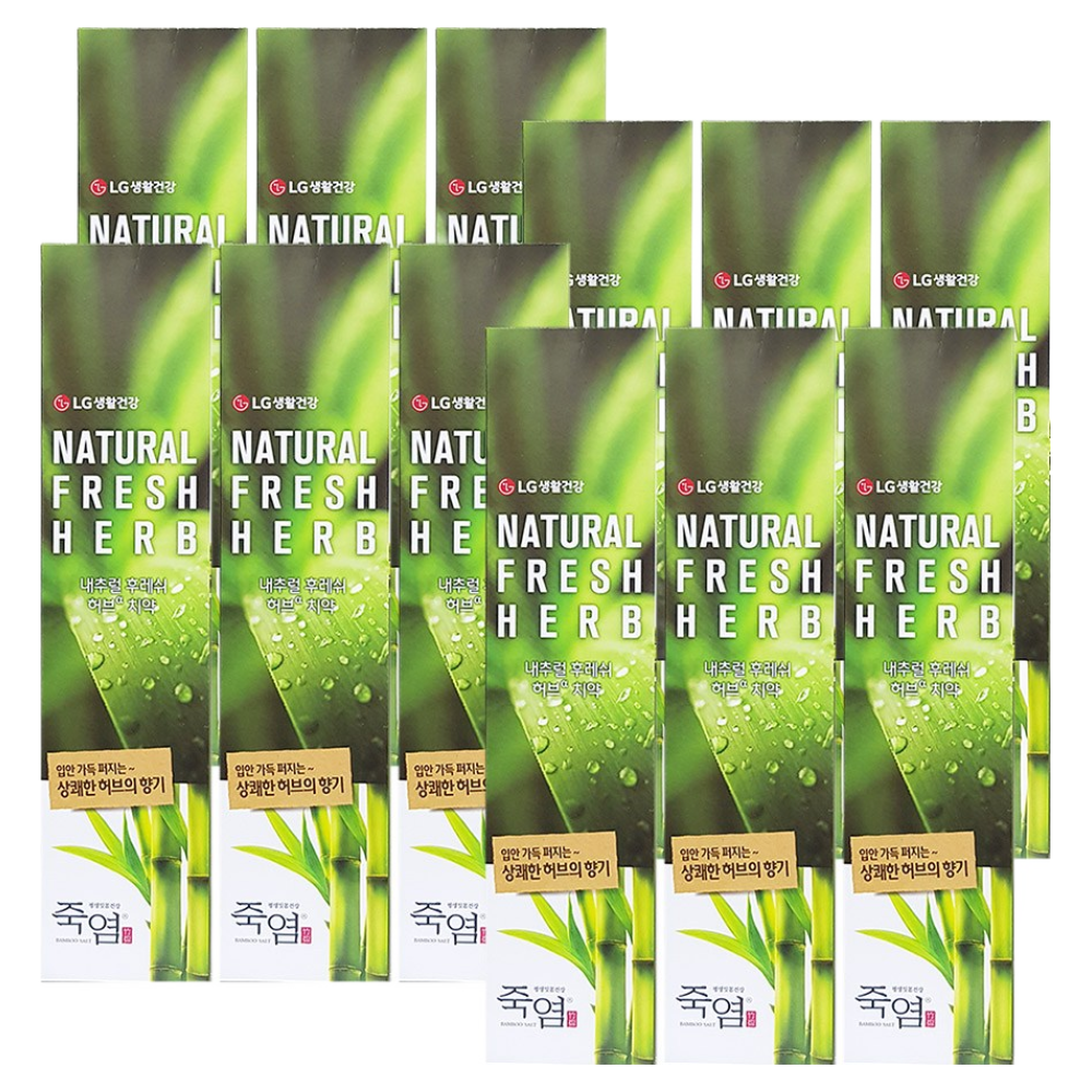 죽염 네츄럴 프레쉬 허브 치약 20,940원