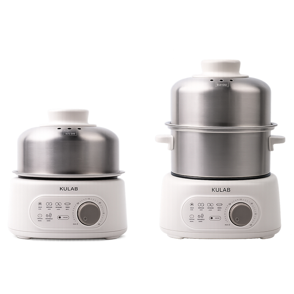 에디토 올스텐 sus304 계란찜기 계란삶는기계 3단구조 확장형 다용도 찜 조리기 1단 2단, 올스텐멀티스팀조리기/P0000BXG(2단) 39,800원