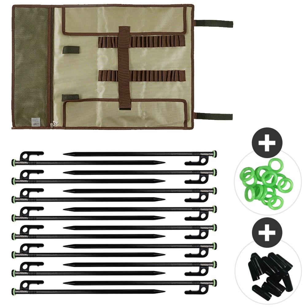 자캠 고강도 30cm 캠핑 단조팩 14개 세트 보호캡 야광링 롤팩가방 21,800원