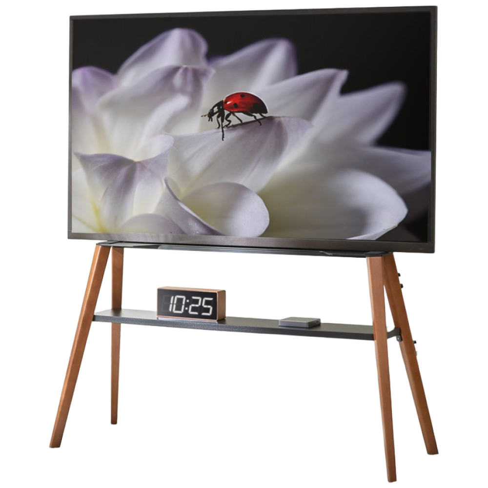 이젤리 TV스탠드 벽면 밀착형 이젤형 티비거치대 선반형 75인치, 1개 112,400원