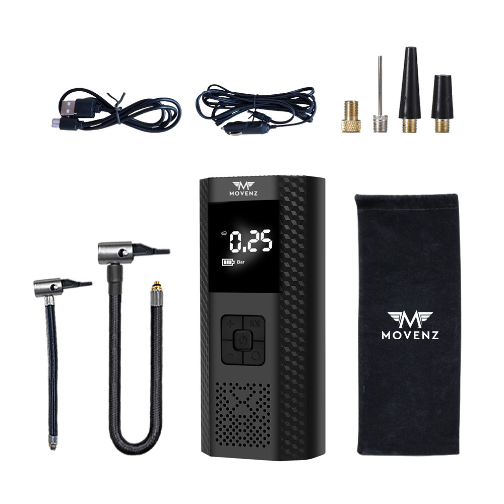 모벤즈 무선 타이어 공기압 주입기 6000mAh + 30cm 연장선 세트 51,000원