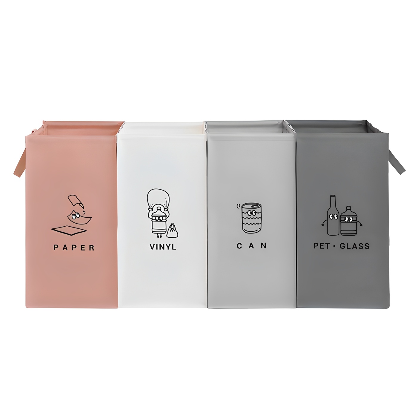 모노블 더길어진 반전매력 재활용 분리수거함 4종 세트 12,900원