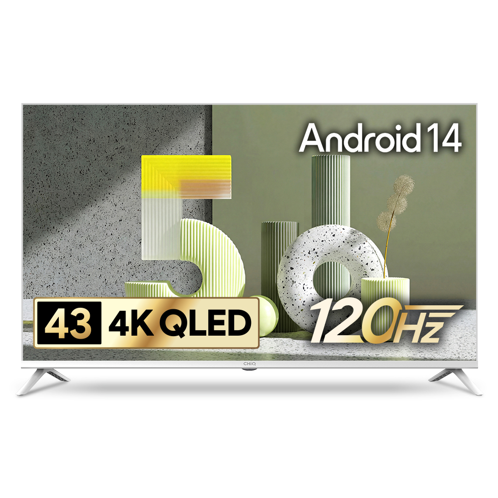 더함 CHIQ 4K UHD QLED DLG 120Hz 돌비 AI 스마트 구글5.0 TV 459,000원