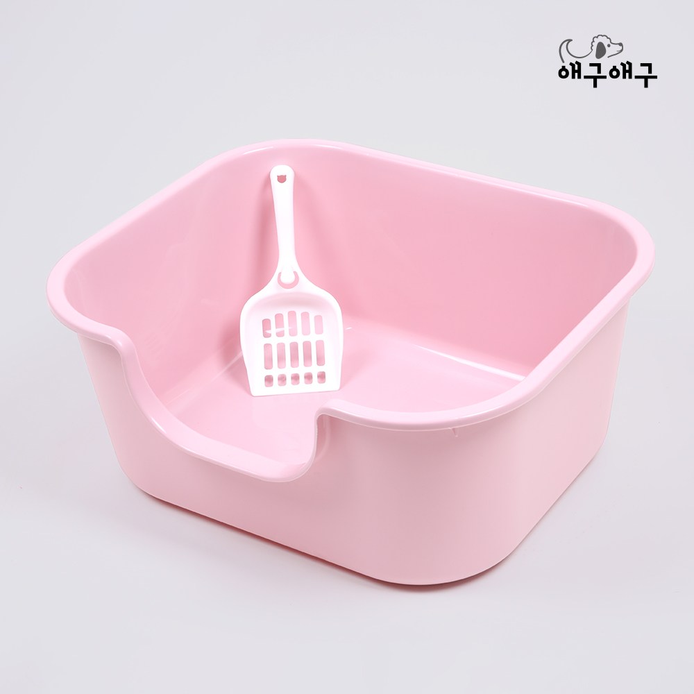 애구애구 고양이 화장실 대형 평판형 파스텔화장실 15,500원