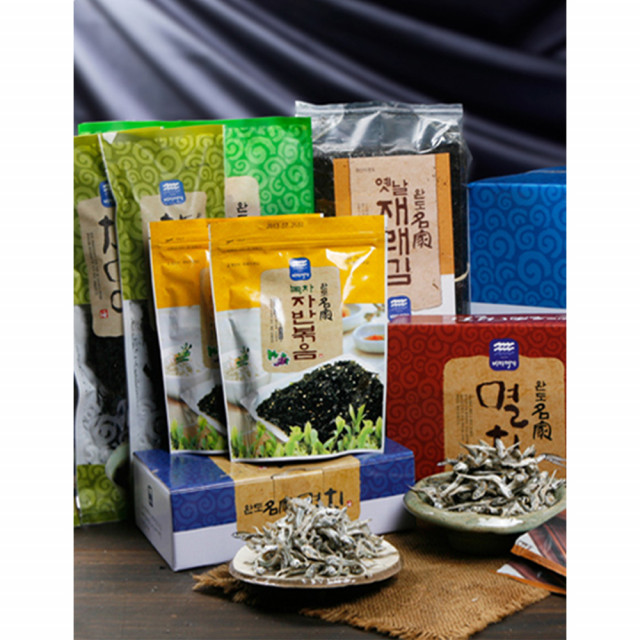 귀한 특선 선물세트5호 조림 대 멸치 지주식 재래김 돌김 구이김 녹차자반 볶음 건다시마 참미역 101,300원