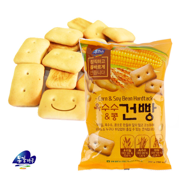 [영월농협 직송] 우리밀로 만든 옥수수콩 건빵, 3개, 200g 10,940원