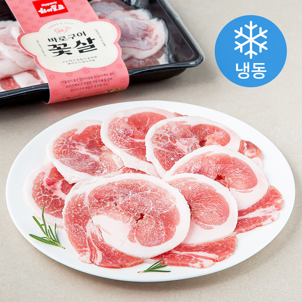 [로켓프레시] 하이포크 한돈 바로구이 꽃살 구이용 (냉동), 500g, 1개 13,500원
