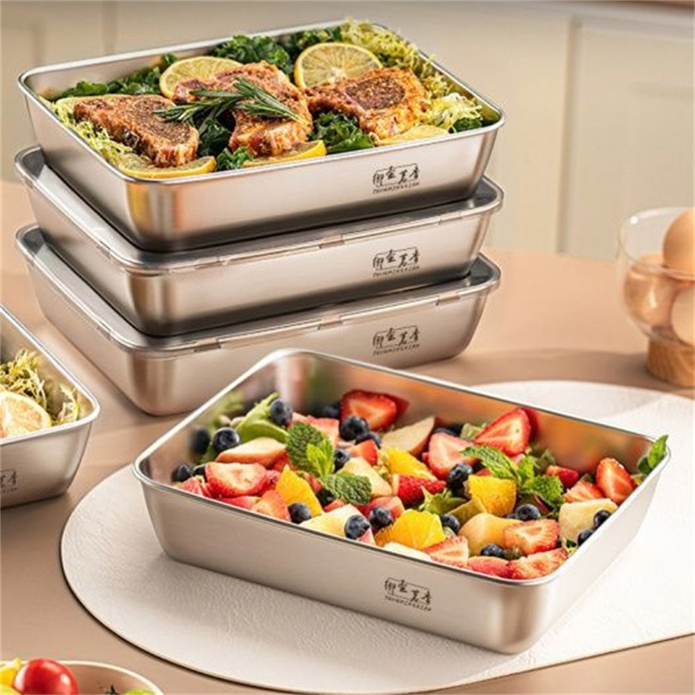 316스텐 신선 보관함 캠핑용 신선박스밀폐용기 대용량 전자렌지 런치박스 뚜껑포함 2600ml 9,780원