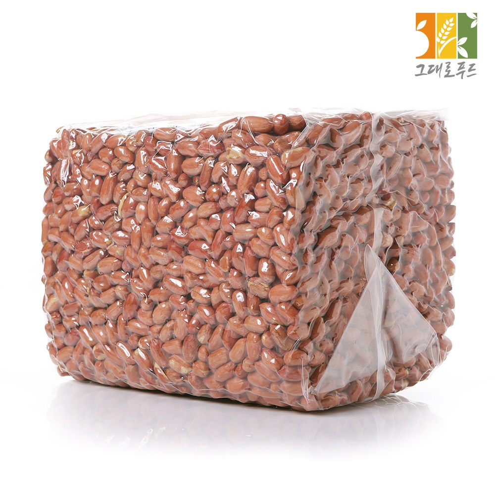 그대로푸드 25년 햇 볶음 땅콩 일반 보통 사이즈, 3.75kg, 1개 25,800원
