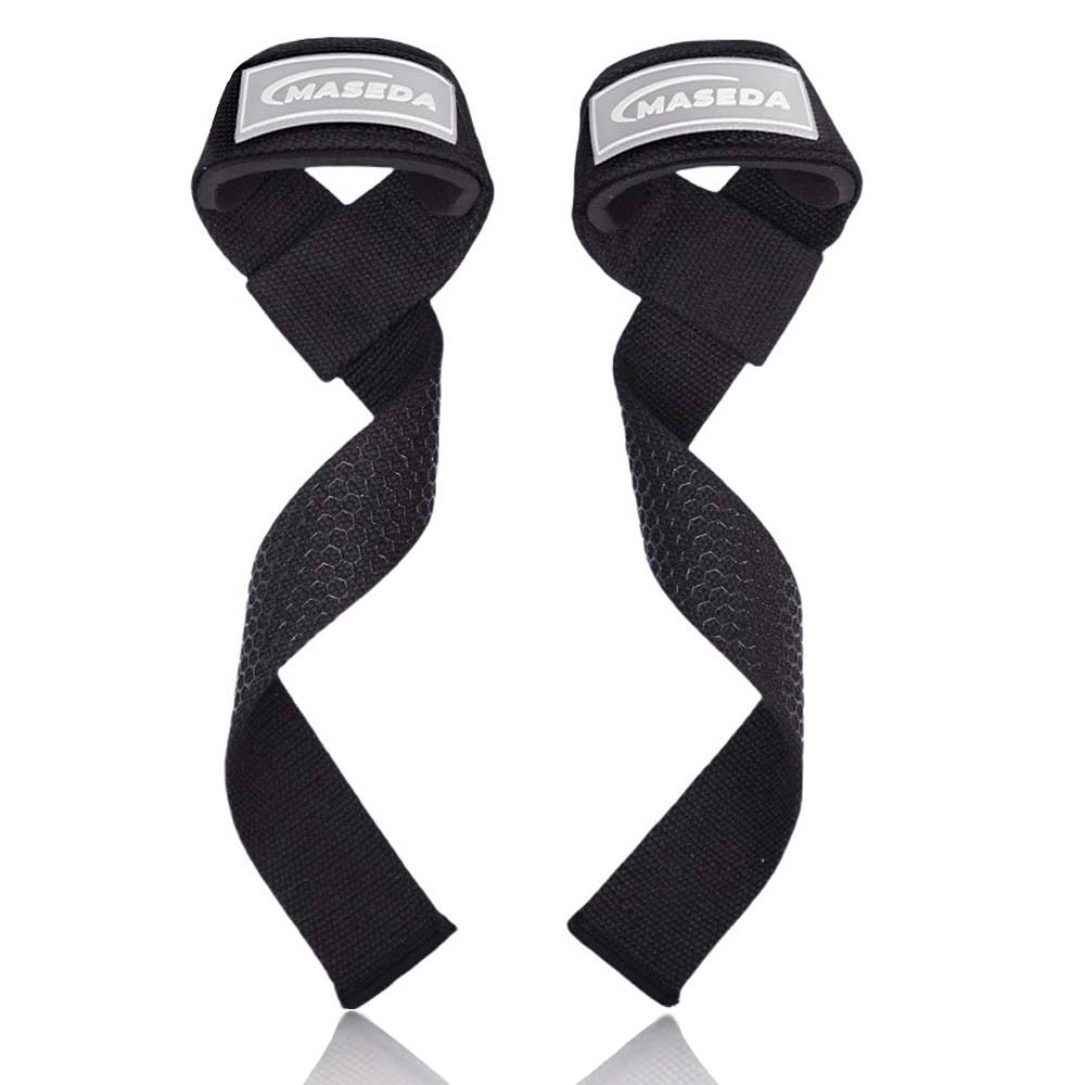 마켓제이영 미끄럼방지 실리콘코팅 헬스 스트랩, 2개, 블랙 17,000원