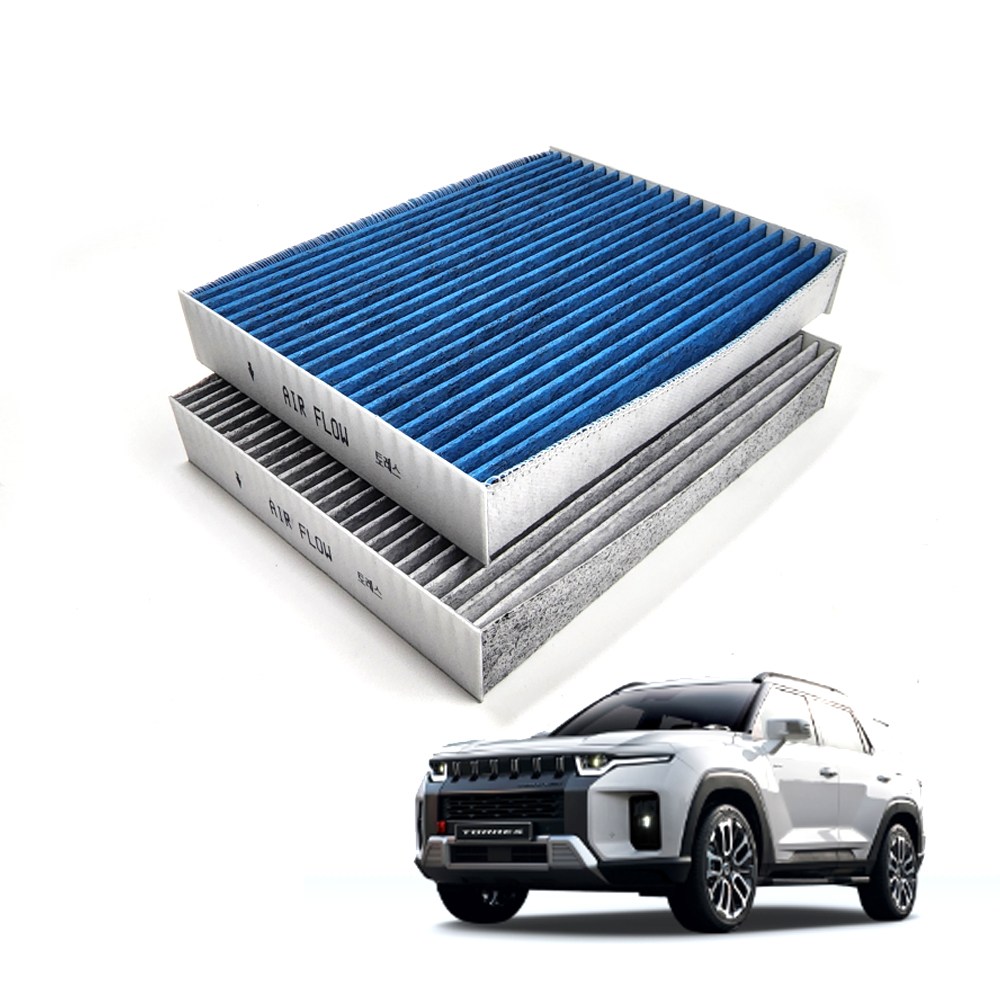 쌍용 토레스 자동차 활성탄 에어컨필터 H11 헤파필터 (EVX 호환가능), 1개, 단일상품 10,000원