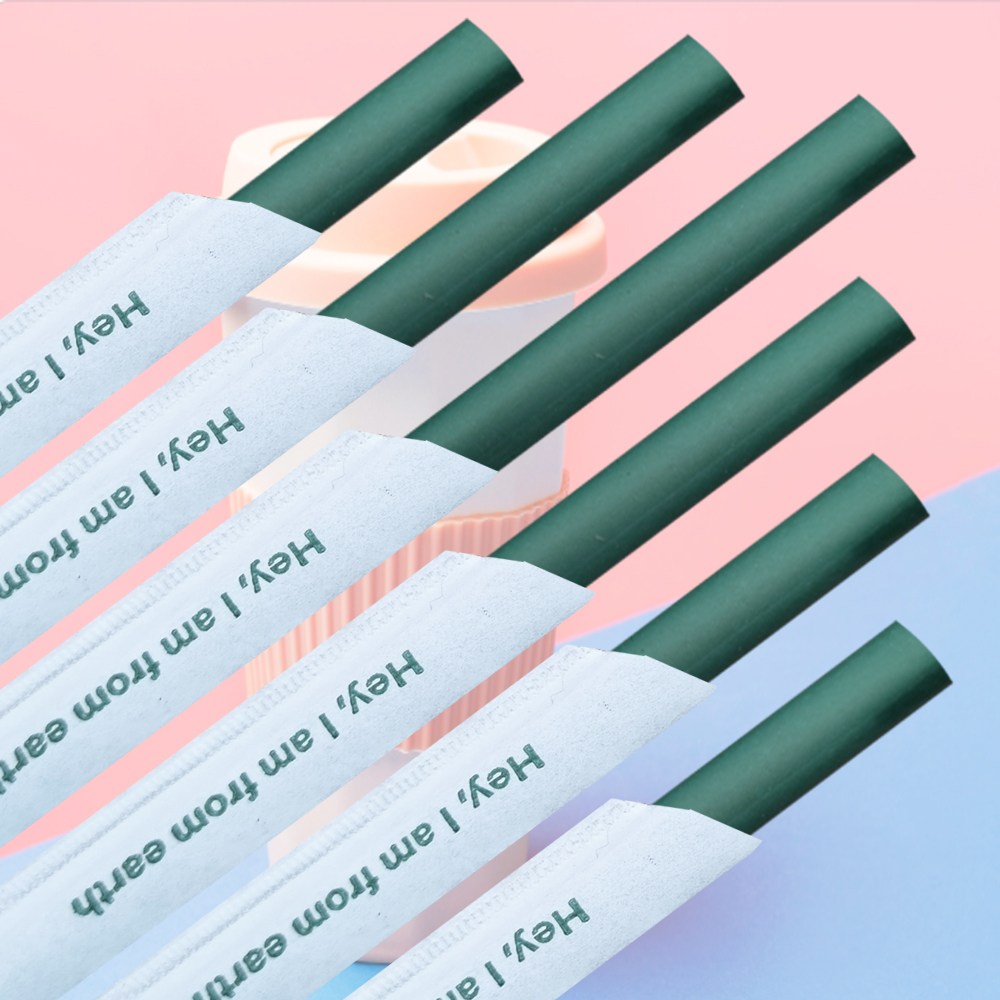 벤티 옥수수 빨대 25cm PLA 식물성 원료로 만든 롱 빨대 긴 텀블러 빨대 22,900원