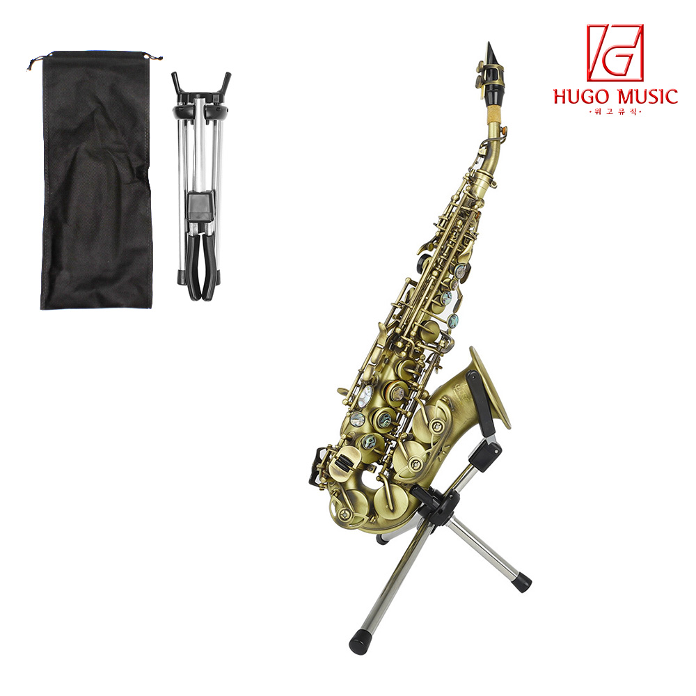 위고뮤직 LD-3N5 곡관 소프라노 섹소폰 거치대 접이식 휴대용 초슬림 파우치 증정, 1개, 단품 24,000원