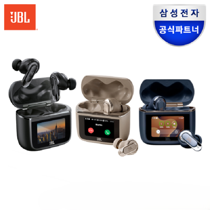 삼성공식파트너 JBL TOUR PRO3 노이즈캔슬링 블루투스 무선 이어폰 디스플레이 스마트케이스 329,000원