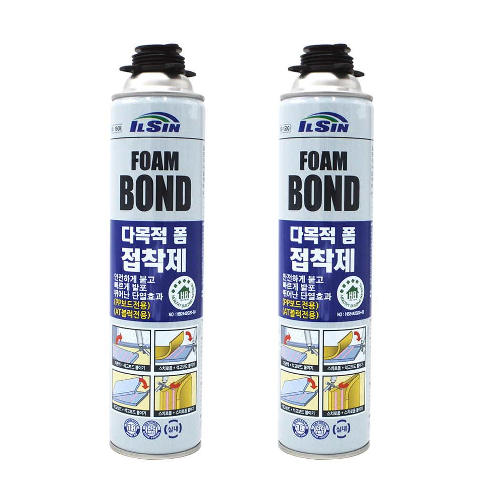 일신 폼본드 폼접착제 스프레이 750ml, 1개 5,900원