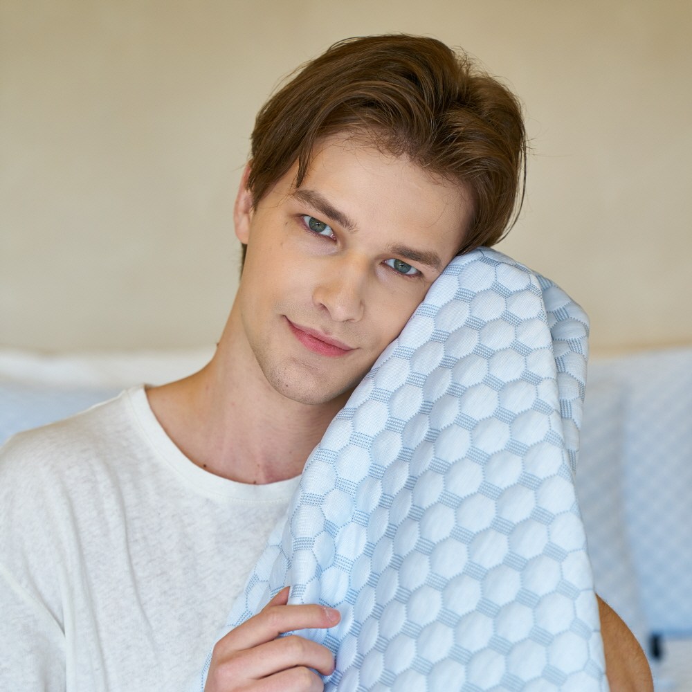 국내제작 누비카 듀라론100% 헥사쿨 프리미엄 냉감패드, 쿨매트, 쿨블루 65,000원