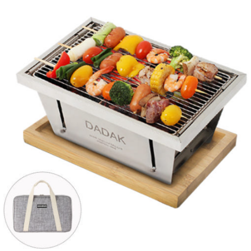 꾸버스 다닥 바베큐그릴 접이식 휴대용 캠핑 숯불 직화 그릴 69,900원