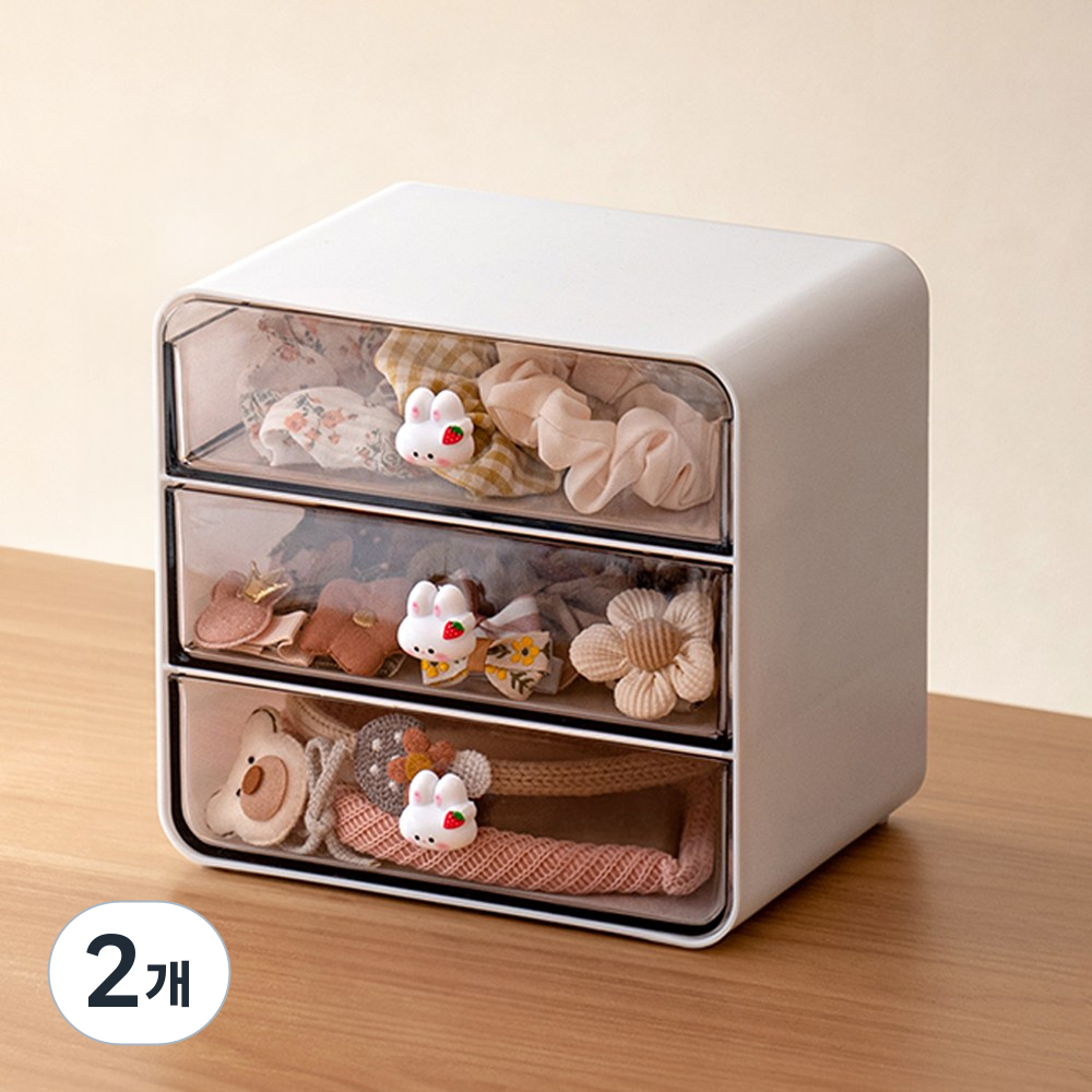 HK.sell 딸기토끼 데스크테리어 책상정리 꾸미기 미니서랍 사무실 책상정리 대형 20,030원