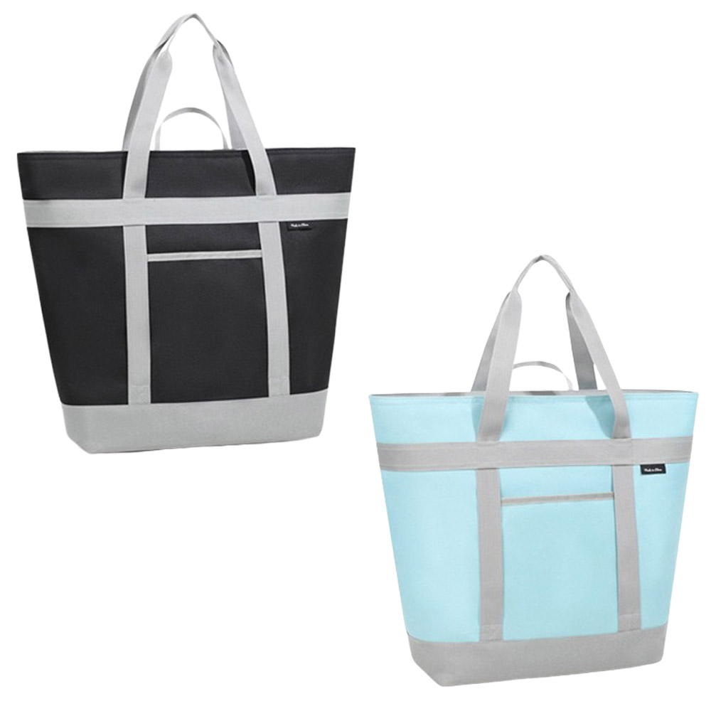 보온보냉가방 피크닉 도시락가방 아이스박스 쿨러백 런치백 대형, 1개, 블랙 12,400원