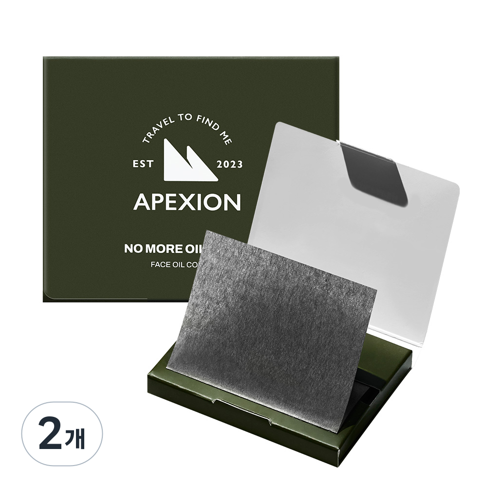 에펙션 노모어 맨 대나무 숯 유분 흡착 과잉피지 제거 오일 페이퍼, 2개, 80매입 7,900원