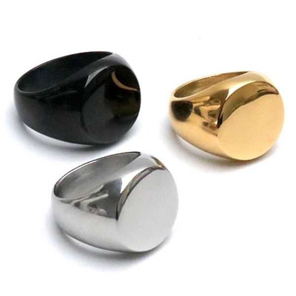 R0527w써지컬 원형 볼드 왕반지 써클 스템프 빅사이즈 남자반지 15,900원