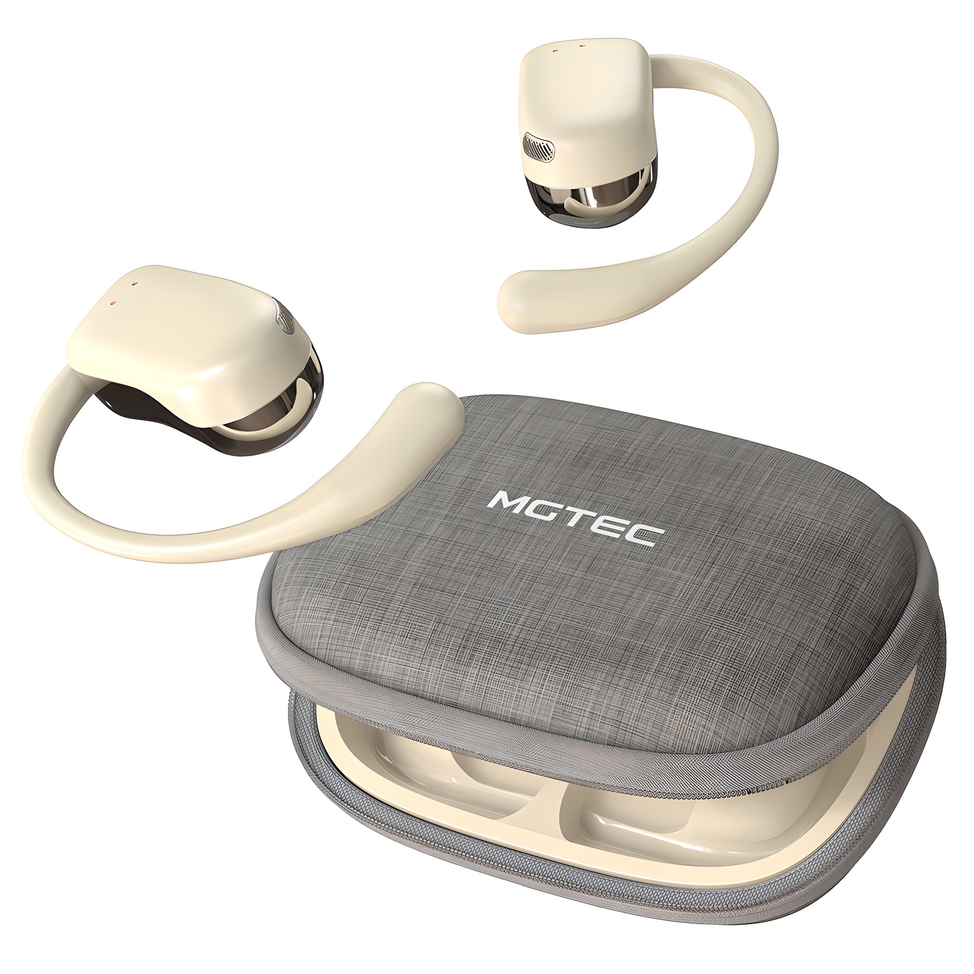 엠지텍 이어프리 오픈형 블루투스 이어폰, 단일상품, BEIGE, 10시간, 방수가능, 단일상품, BEIGE 59,900원