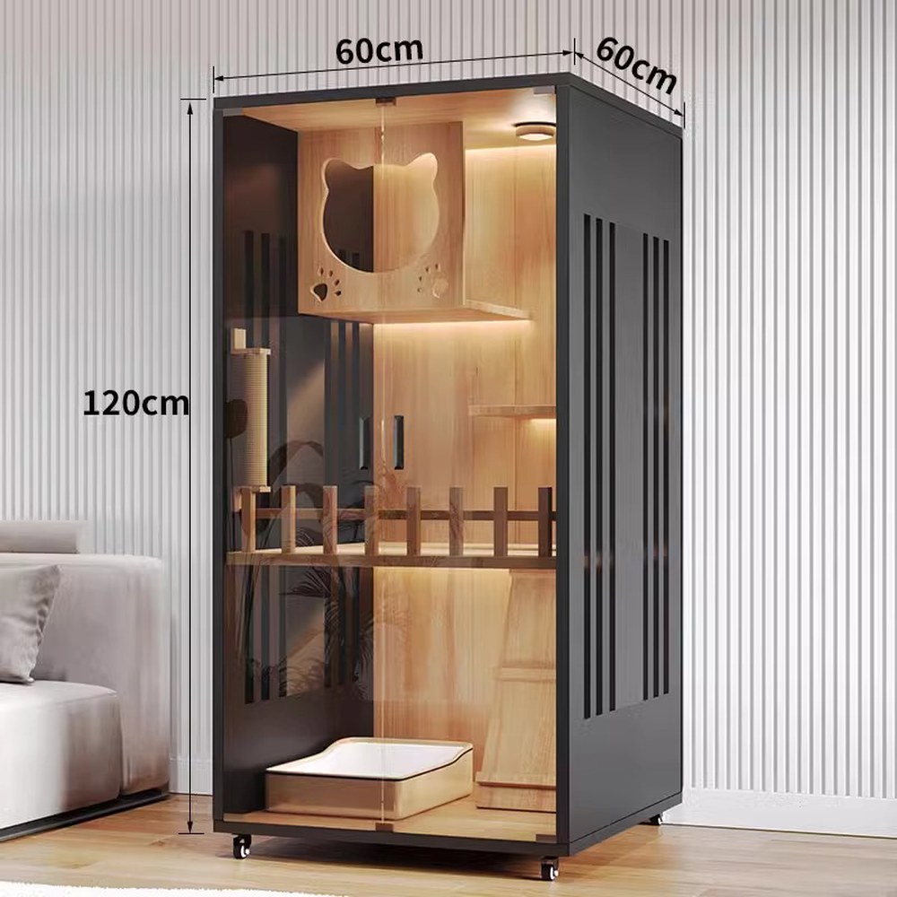 원목 고양이 캣타워 호텔 하우스 놀이터 대형 캣휠 타워 캣폴 176,300원