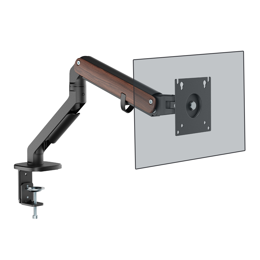 엔산마운트 OH 시리즈 화이트 책상 모니터암 모니터거치대 브라켓 스탠드 거치대, OH-112(싱글) 블랙, 1개 32,900원