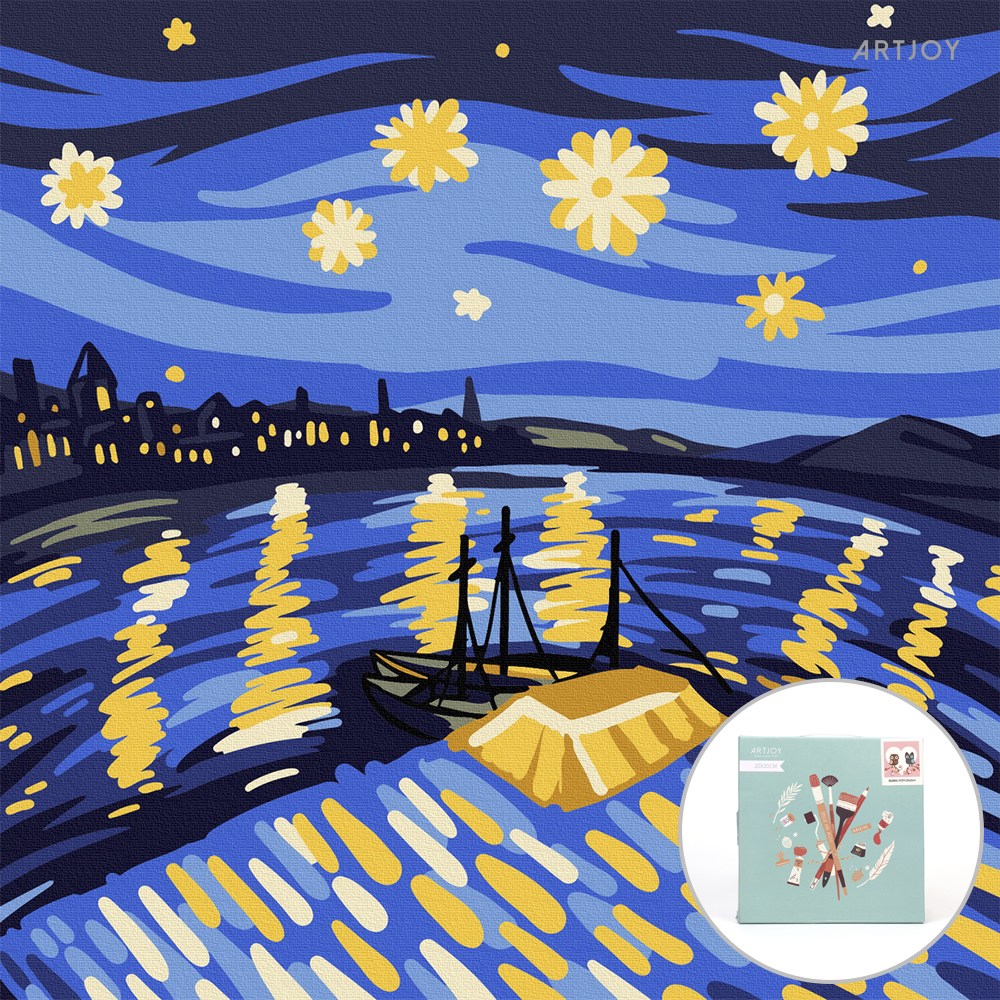 아트조이 DIY 명화그리기 아를의 별이 빛나는 밤 20X20cm 6,900원