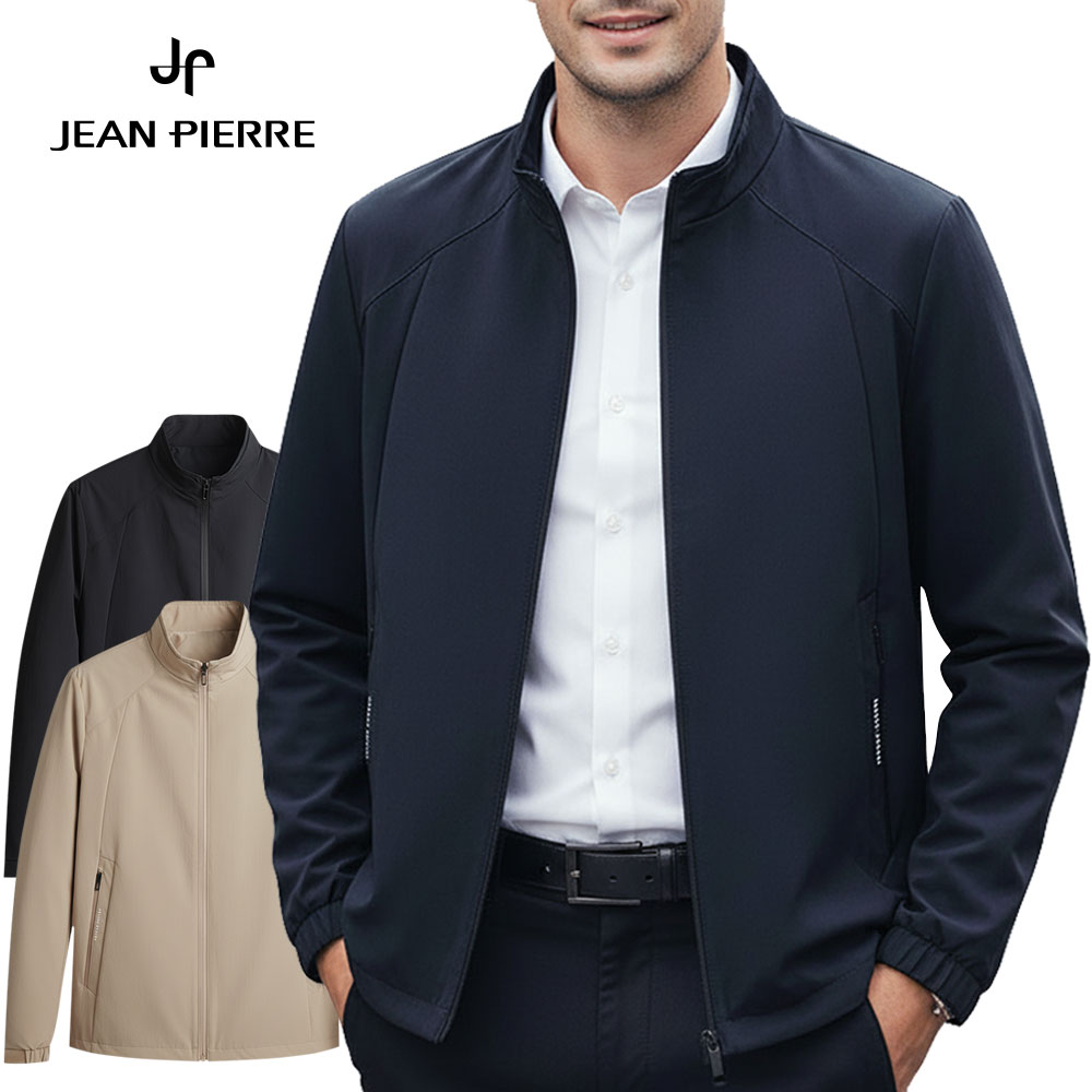 잔피엘 춘추용 남성 차이나카라 바람막이 점퍼 캐쥬얼 출근복 잠바 빅사이즈 95호부터 115호 39,800원