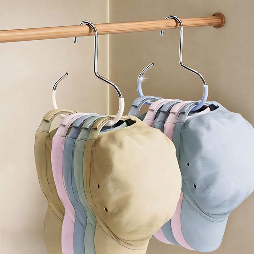 논슬립 모자걸이 2개입 옷장 모자 넥타이 벨트 가방 걸이 옷걸이, 2개, 블랙, 현재가 4,500원