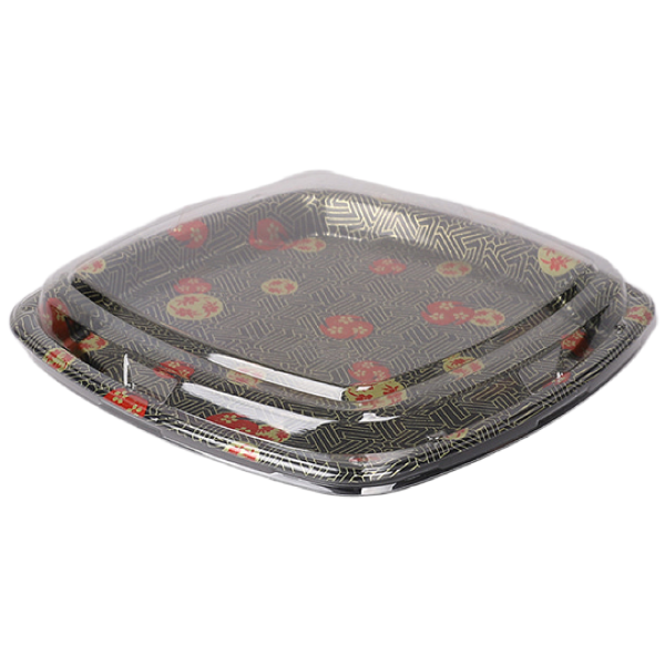 [박스] XYW-8130 회쟁반접시 초밥용기 뚜껑포함 271,000원