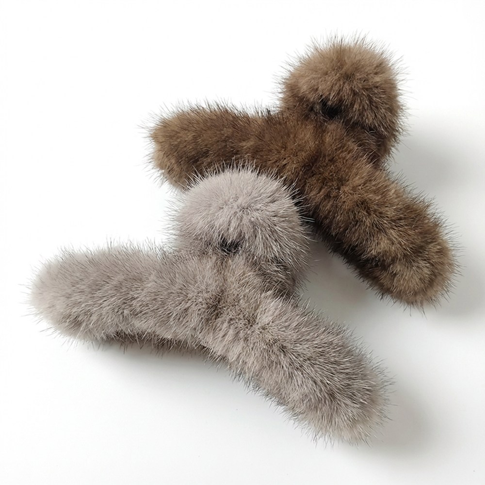 디포아 헤어 퍼 집게핀 대형 2종 세트 9,200원