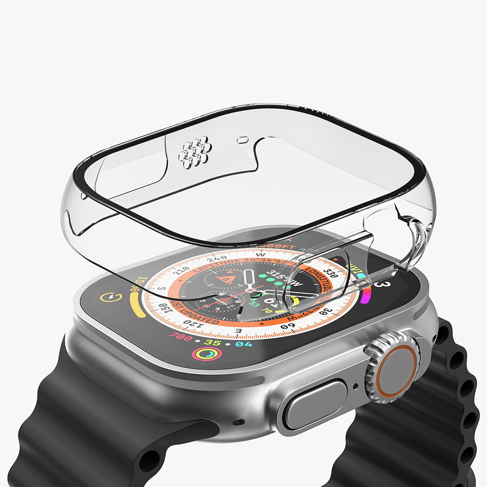 아이쉘 애플워치 풀커버 강화유리 케이스, 클리어, 1개 12,800원