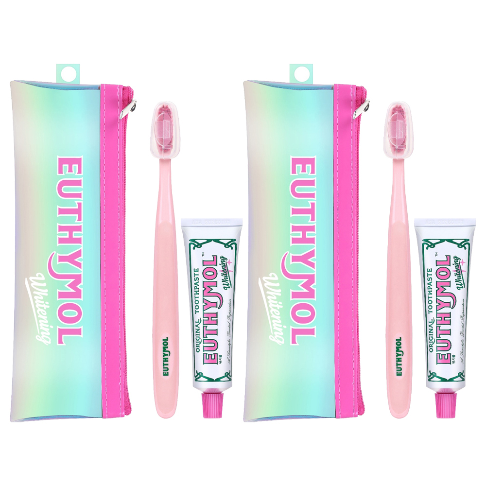 유시몰 화이트닝 휴대용 치약 40g + 칫솔 랜덤발송 세트 25,800원