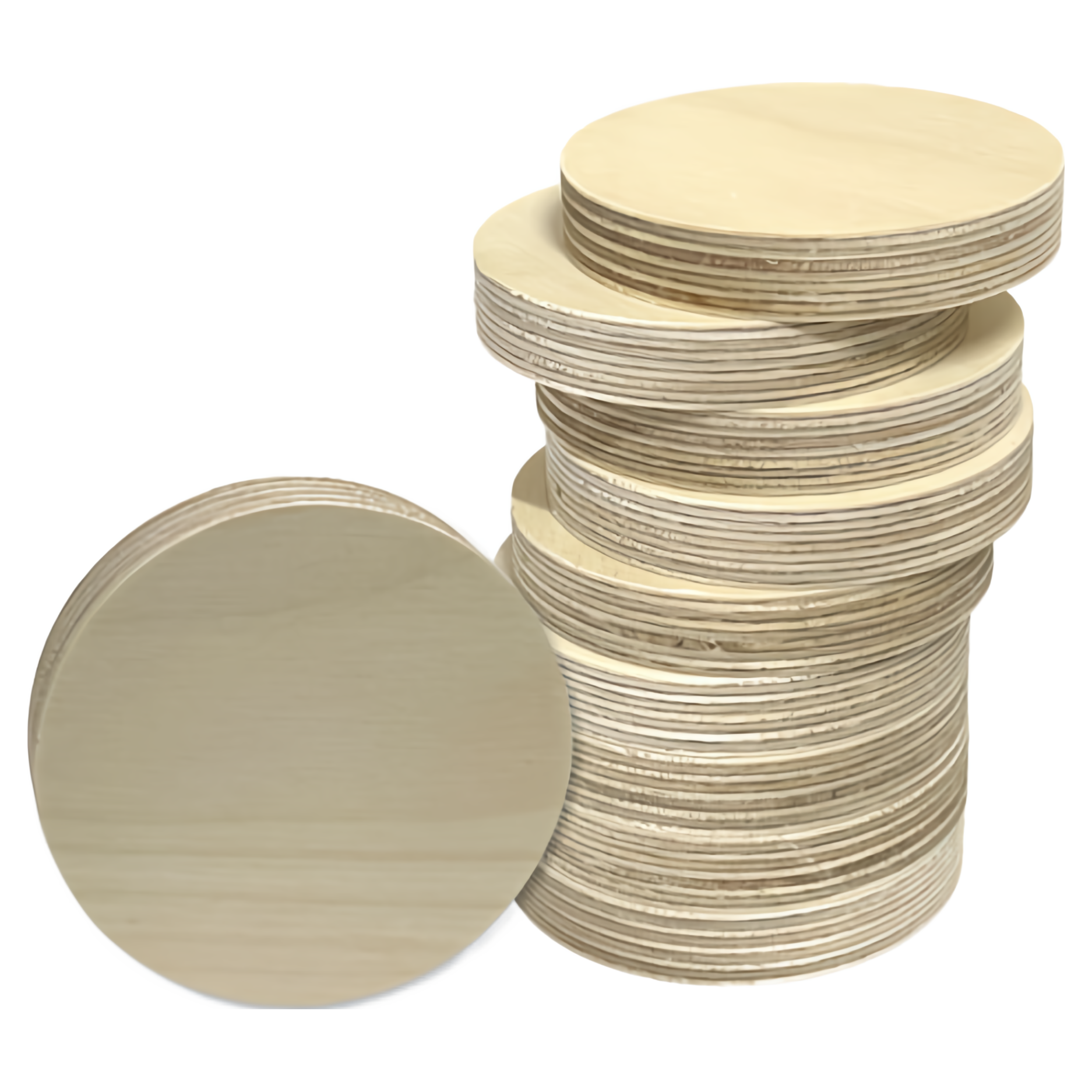 나무판 반제품 목재자투리 공예 스트링아트 재료 DIY 컵받침, 원형(10개입) 15,000원