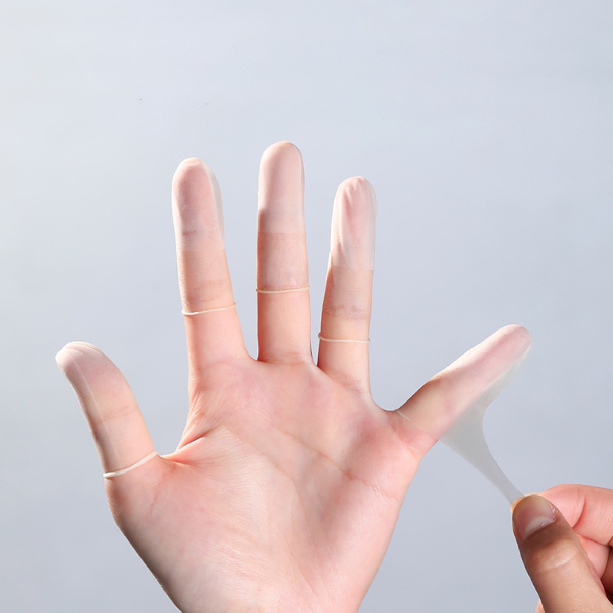 제이로이 다용도 라텍스 골무 손가락 장갑 미끄럼방지 작업 서류, 300개, 투명 16,330원