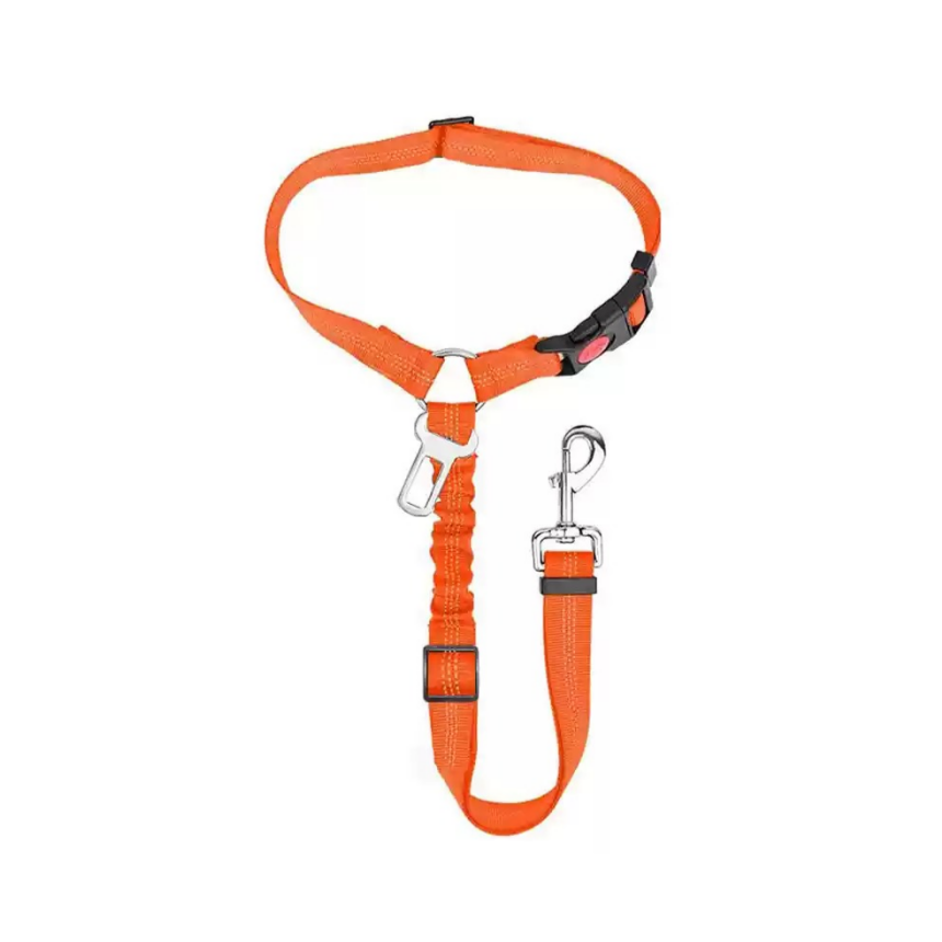 허그마이펫 강아지 안전벨트 차량용 충격흡수, 1개, 오렌지 9,900원