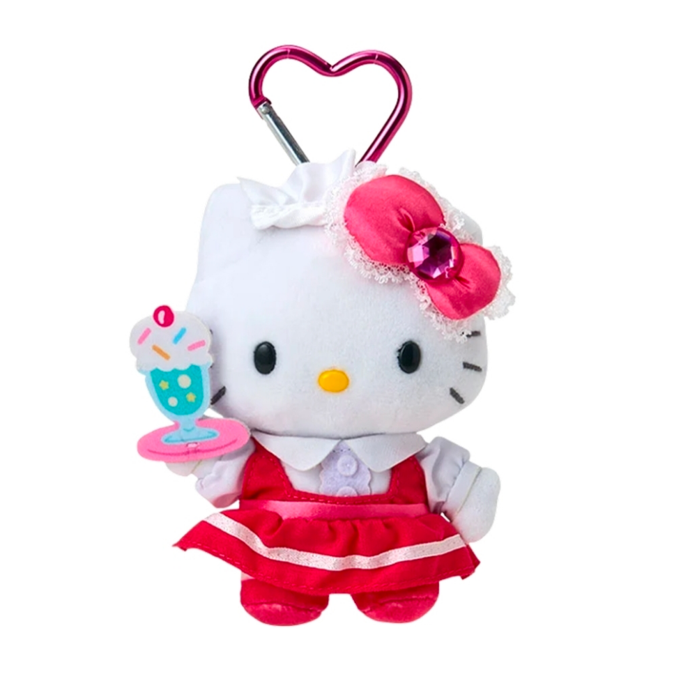 헬로키티 메이드 마스코트 인형 키링, 1개, 레드 25,900원