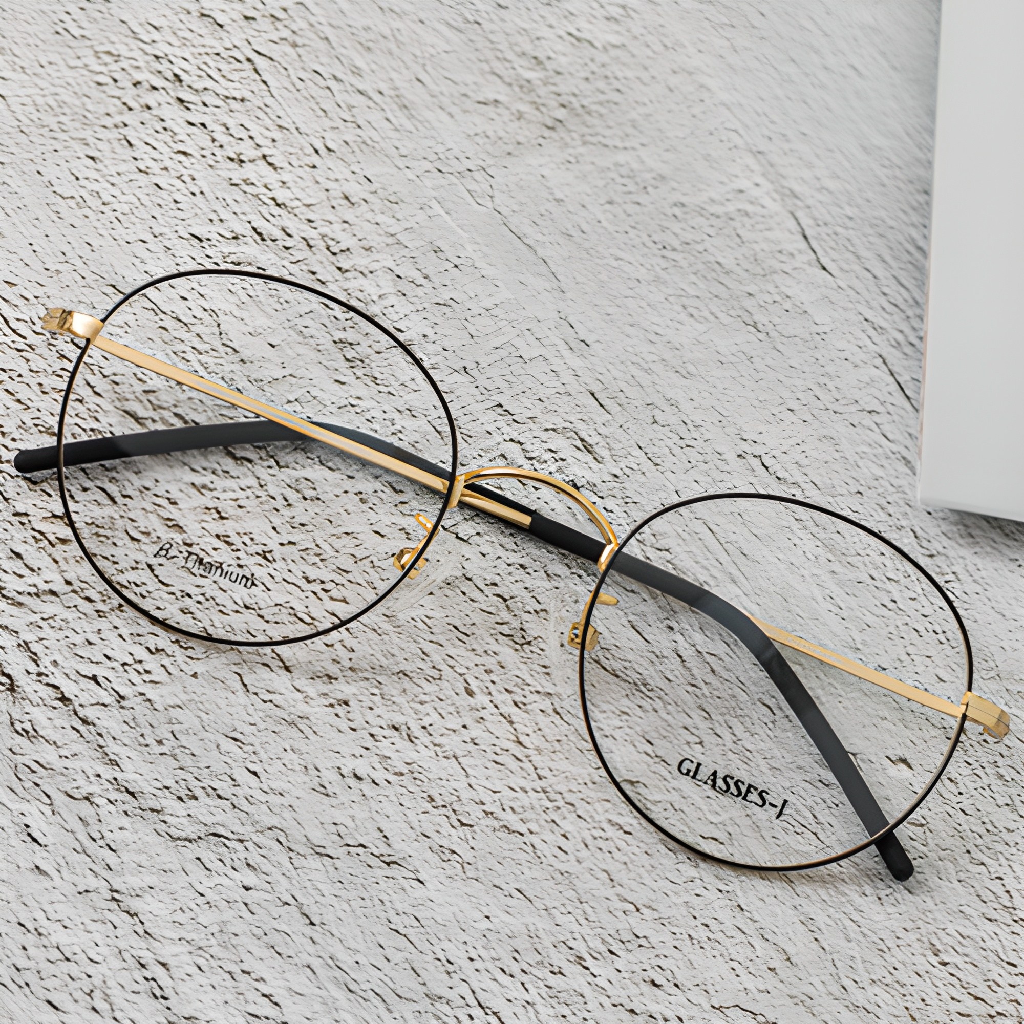 안경재이 국산 수제 안경 가벼운 7g 베타 티타늄 안경테 동글이 40,900원