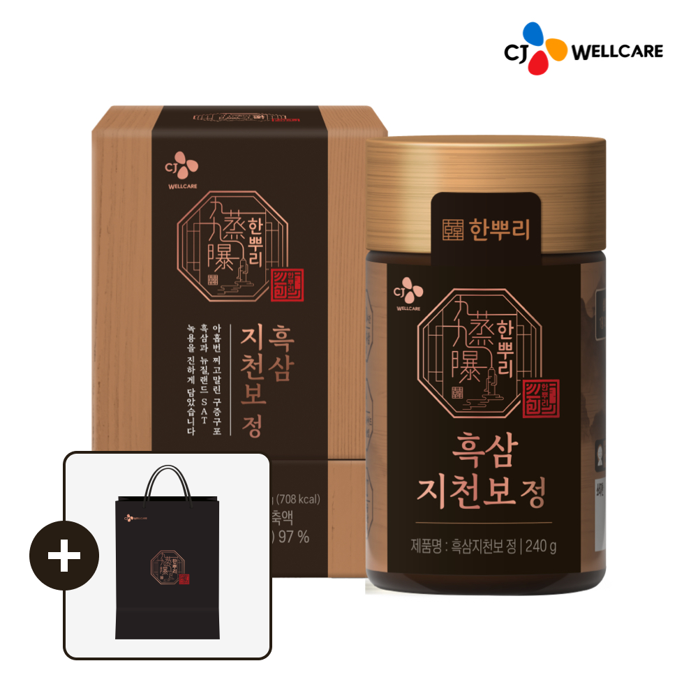 CJ 한뿌리 흑삼지천보 정+쇼핑백, 1개 99,000원